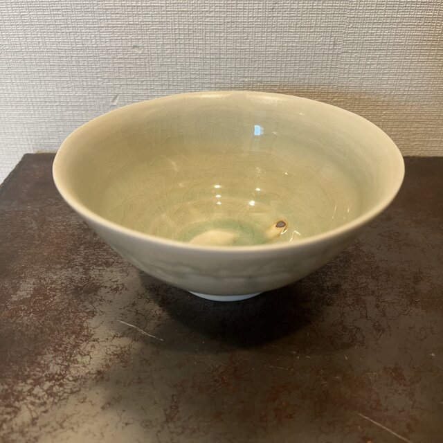 茶碗　青白磁釉　No.7
