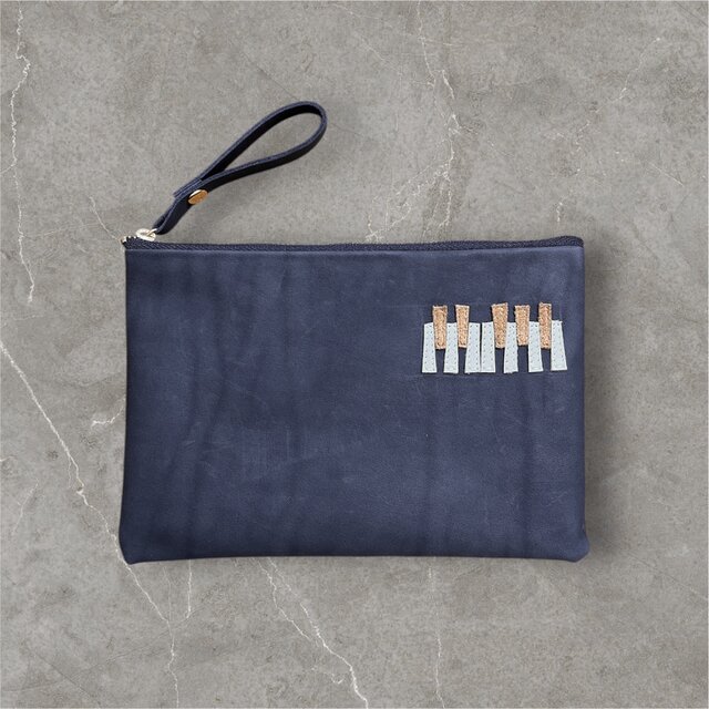 ピアノポーチ／ネイビー