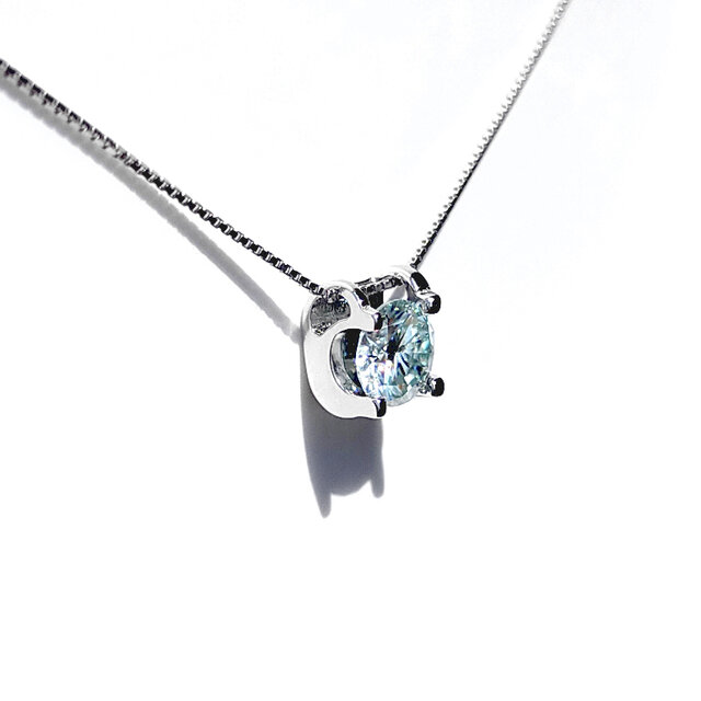 【永久の輝き】モアサナイト1ct×シルバー925ブレス モアサナイトテニスプレスレット（チェーンアジャスター付き