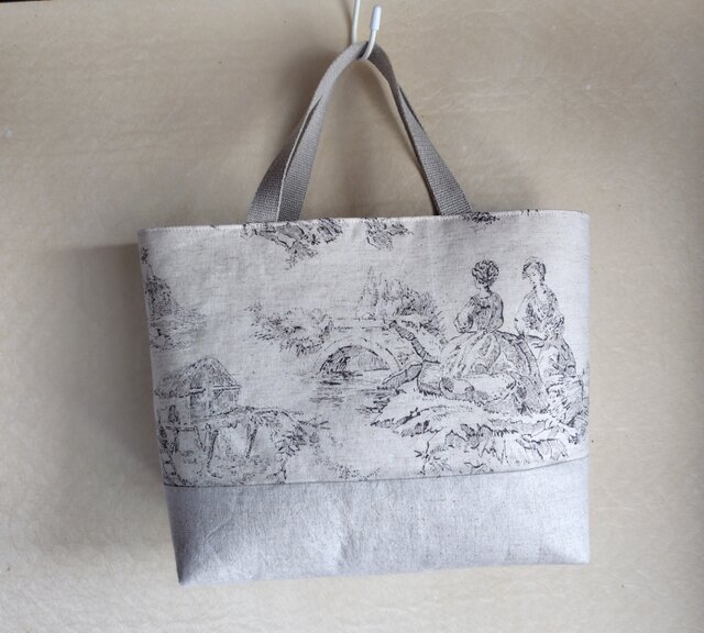 トワルドジュイ　バッグ トワルドジュイ*綿麻*トートバッグ | iichi 日々の暮らしを心地よく