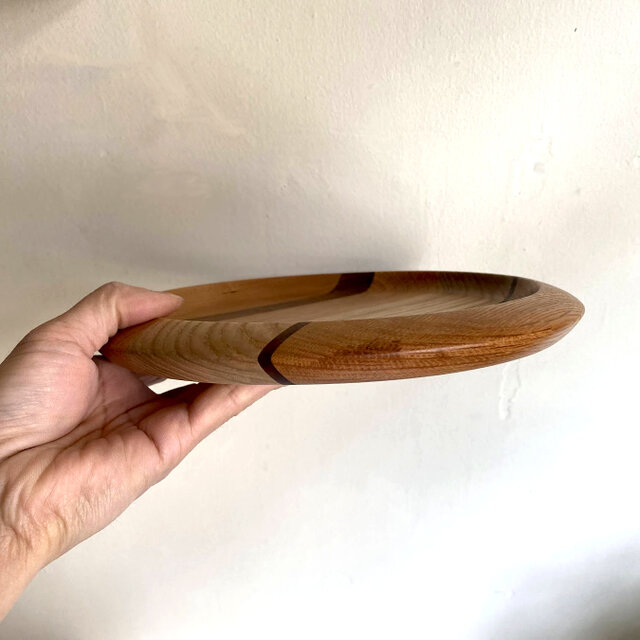 寄せ木のリムプレート Φ23.7cm | iichi 日々の暮らしを心地よくする