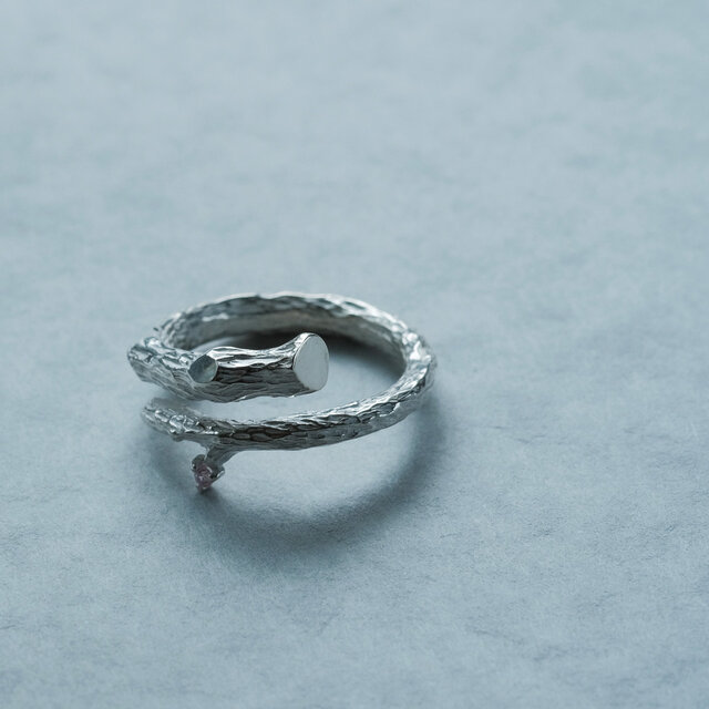 なっつんさんのルビーのシルバー手作りリングです。他の方は購入しないでください。 静岡・熱海・シルバーアクセサリー手作り】ここでしか出来ない