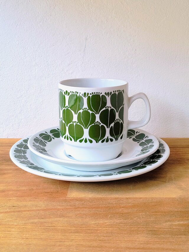 EGERSUND/エーゲルスン　KORULEN / カップ＆ソーサー　ケーキプレートセット②