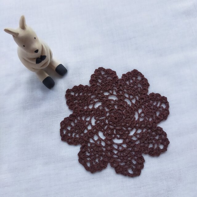 calka コースター ブラウン【11.5cm】