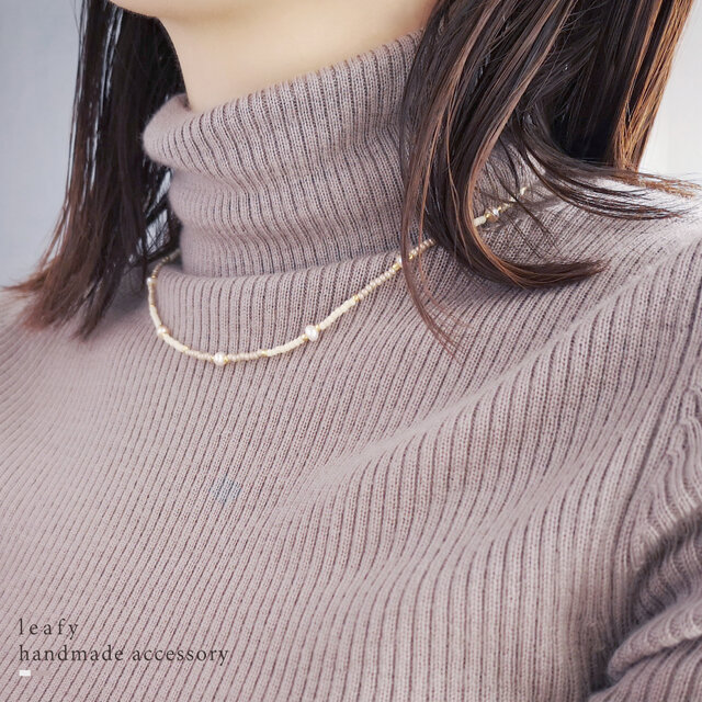 淡水パールとチェコビーズのハンドメイドパーツ 大人気 【淡水パール ライス】【1連40cm 約70個】【ピンク】【約