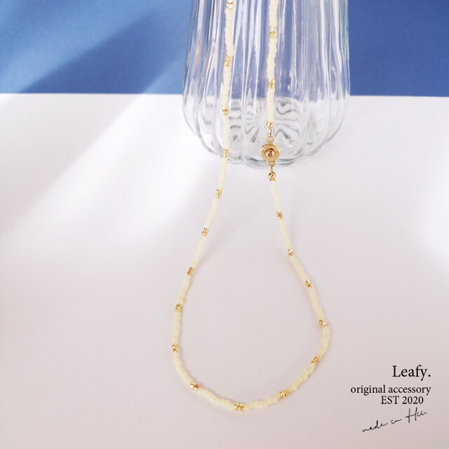 ネックレス フレンチビーズ ハンドメイド Eliou Ur Jewelry