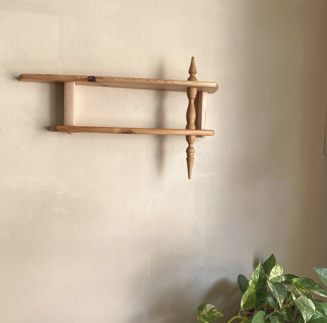 ウォールシェルフ 飾り棚 ＜杉＞ | iichi 日々の暮らしを心地よくする
