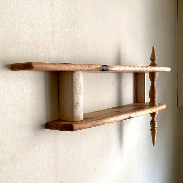 ウォールシェルフ 飾り棚 ＜杉＞ | iichi 日々の暮らしを