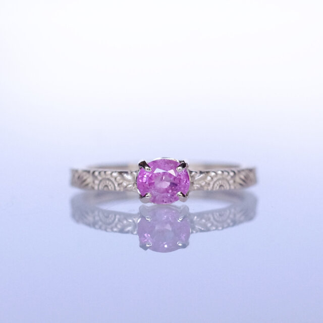 ピンクサファイアK10リング GRADINA(グラディナ）[G141]