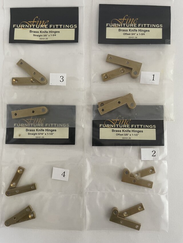 カナダ製　ナイフヒンジ