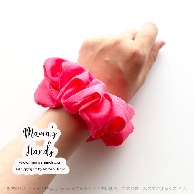 ジャラジャラヘアゴム  ボリューム大人ピンク ジャラジャラヘアゴム ボリューム大人ピンク