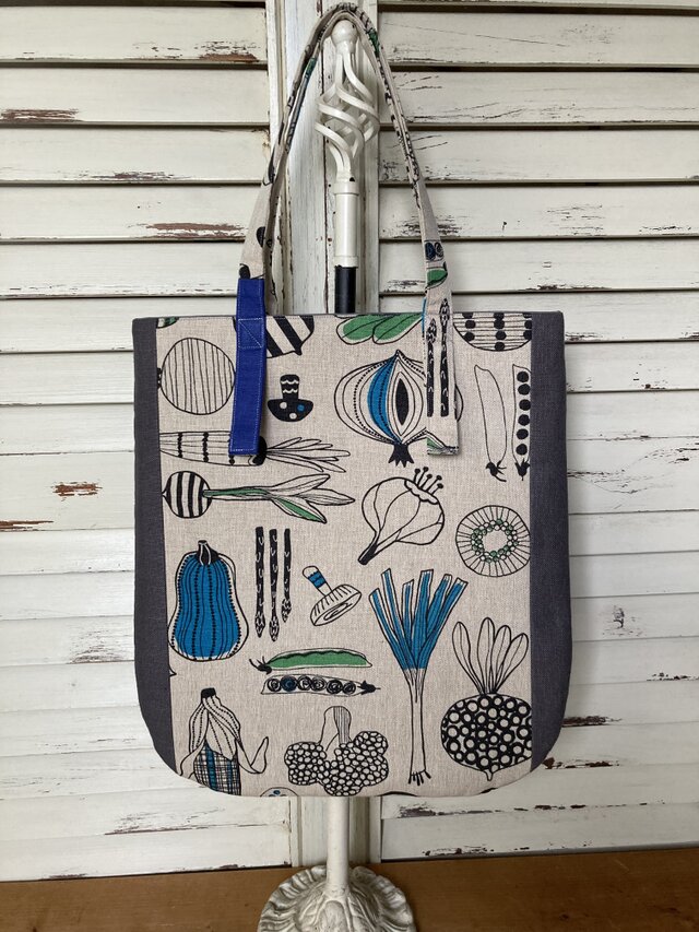 ラウンドトートバッグ 少し大きめ