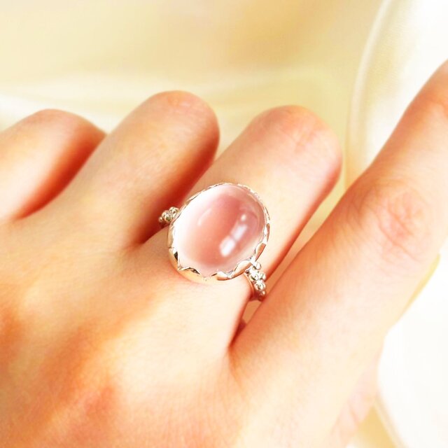 SV925 ローズクォーツ リング | iichi 日々の暮らしを心地よくする