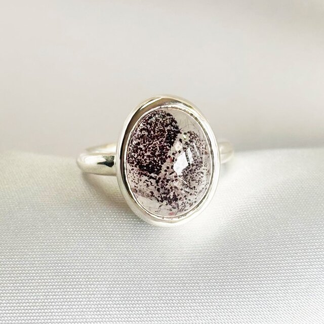 SV925　ヘマタイトレピドクロサイトインクォーツ　リング