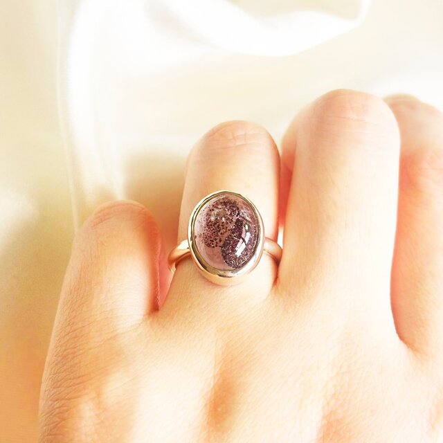 ヘマタイトインクォーツリングヘマタイトインクォーツ指輪