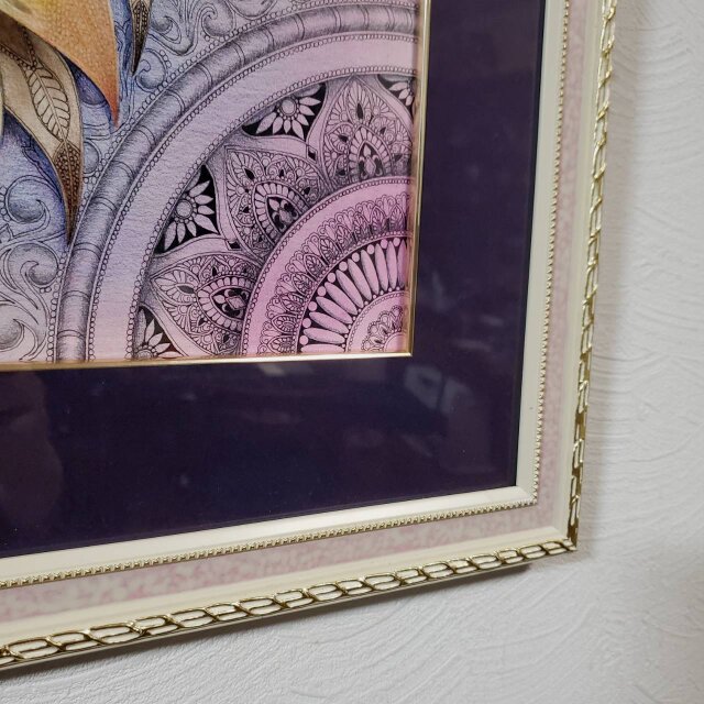 原画 1点もの ライオン #40 セールハンドメイド・手芸 - 原画 1点もの ライオン #40