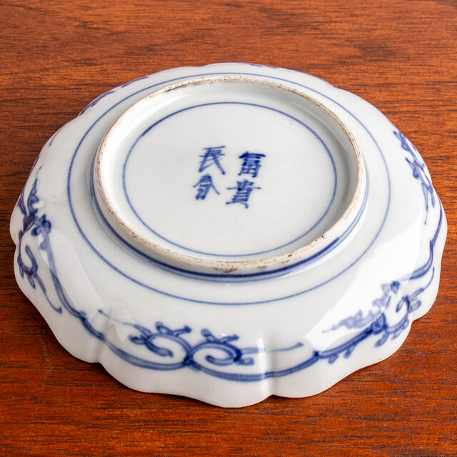 古伊万里　金襴手　花鳥紋に松竹梅の図　４寸皿　５枚　C071AS-CQj 古伊万里 金襴手 牡丹に松竹梅図 4寸皿 5枚セット
