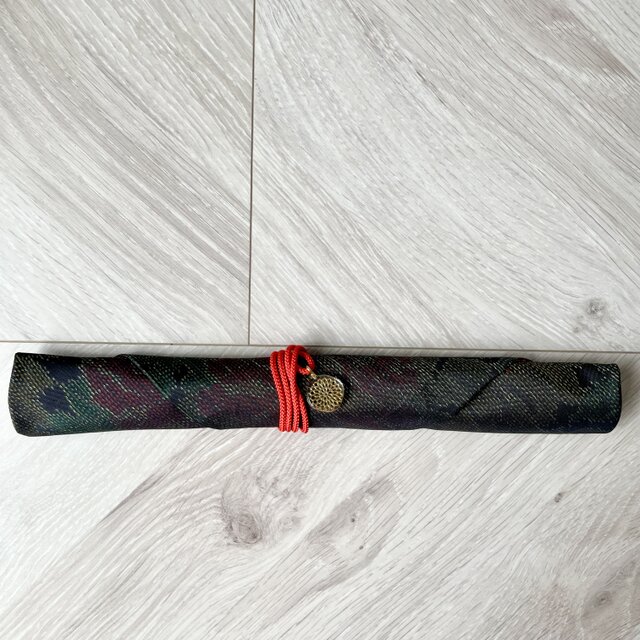 着物と撥水生地のお箸ポーチ