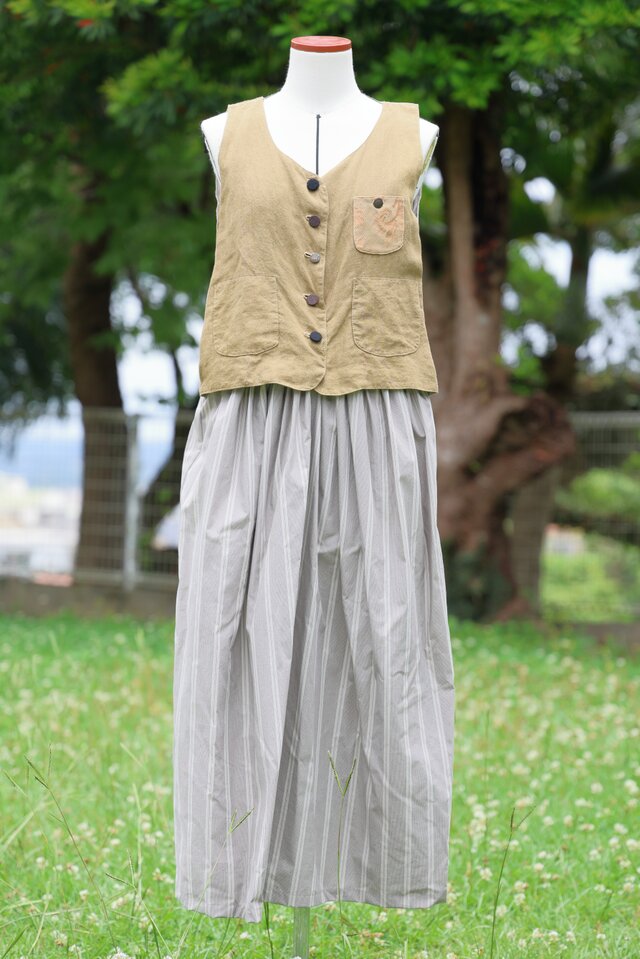 Be by Be You tiful ベストワンピース　ベージュ