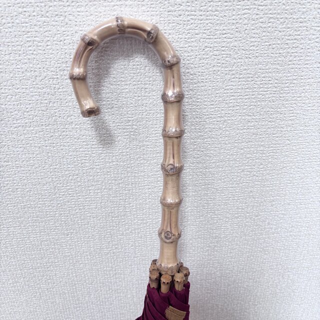ハンドメイド　着物から作った日傘　朱夏 着物から作った日傘 朱夏 | iichi 日々の暮らしを心地よくする