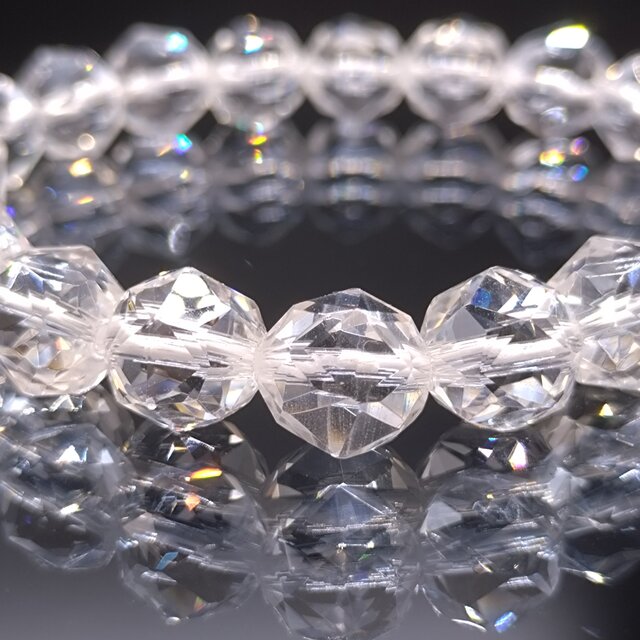 水晶・8mm【極上プレミアムスターカット】5A ブレスレット | iichi