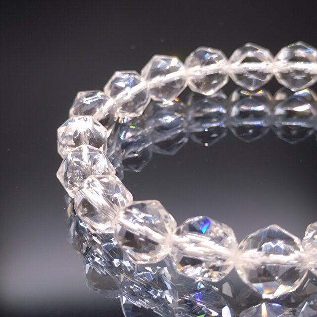 水晶・8mm【極上プレミアムスターカット】5A ブレスレット | iichi