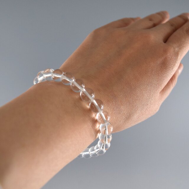 8mm 白水晶 腕輪 ブレスレット UDA209 | iichi 日々の暮らしを心地よく
