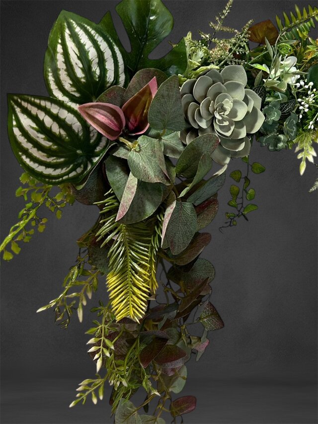 光触媒 人工観葉植物 ウォールグリーン フェイクグリーン 壁掛け