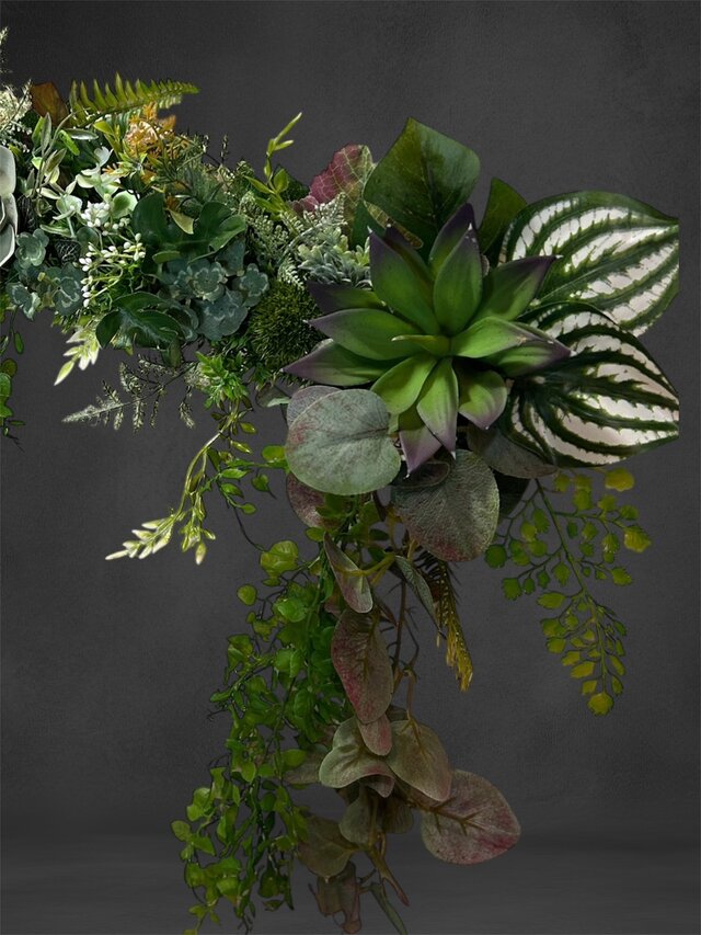 光触媒 人工観葉植物 ウォールグリーン フェイクグリーン 壁掛け