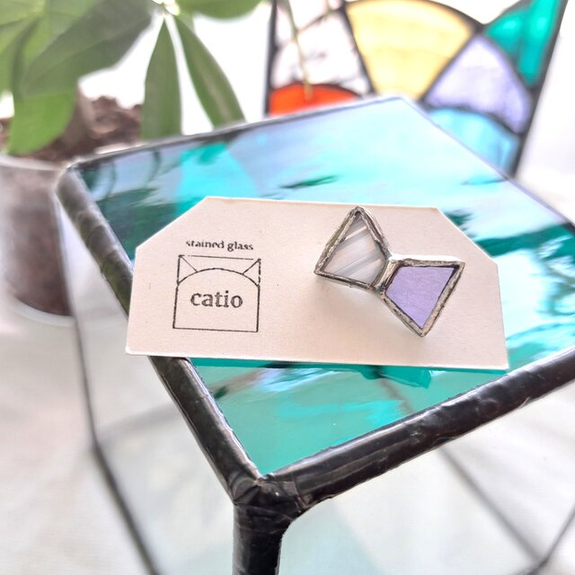 petit ribbon Pierce/ snow lavender