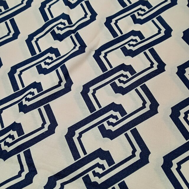 長袖和柄シャツ（吉原つなぎ文様）生成り　お客様お問合せ分