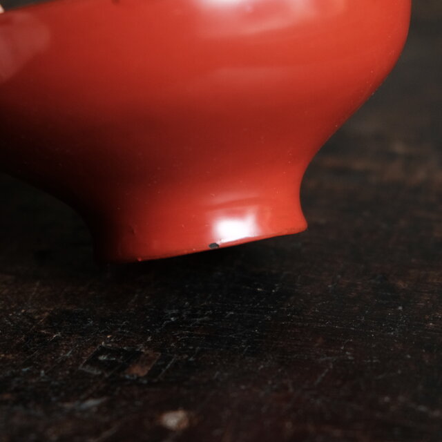 花と蝶々◇古輪島塗 漆芸沈金蓋付椀 古漆器 骨董・antiques 古民家