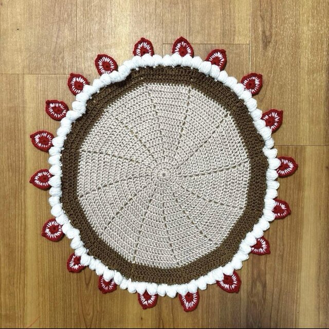 オーダーOK】いちごクレープマルチカバー かぎ編み ギフト スイーツ