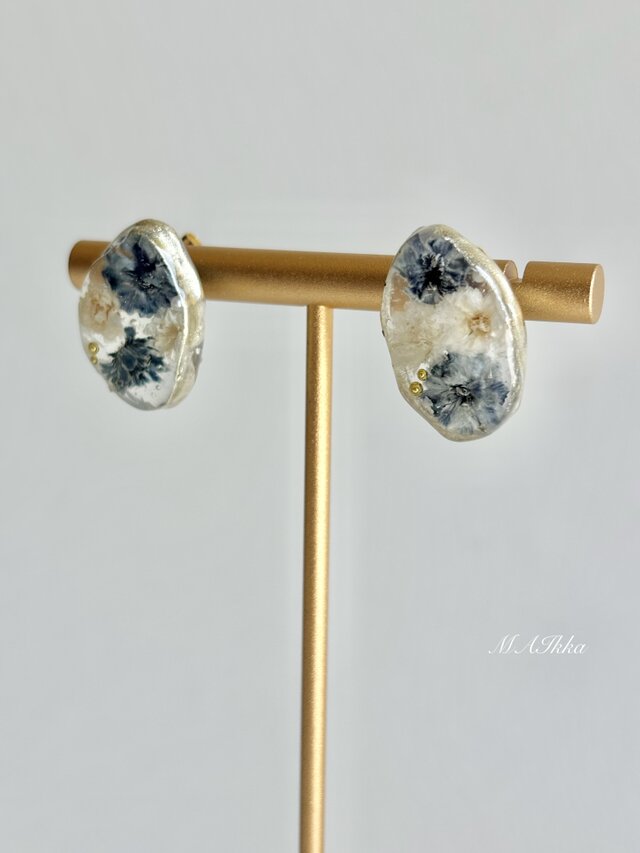 No 752☆大人可愛いレジンヘアアクセサリー☆かすみ草☆٩(๑❛ᴗ❛๑)۶