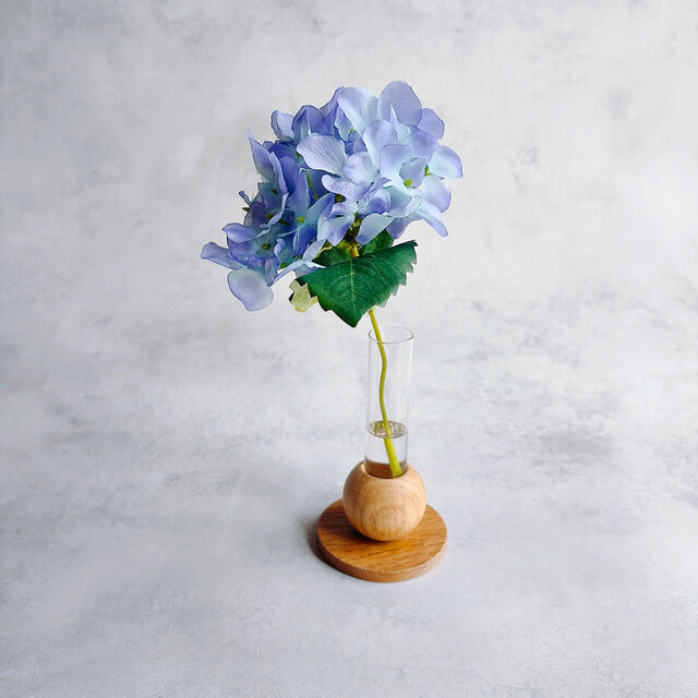 本物みたいな紫陽花　blue マジカルウォーター　インテリアフラワー