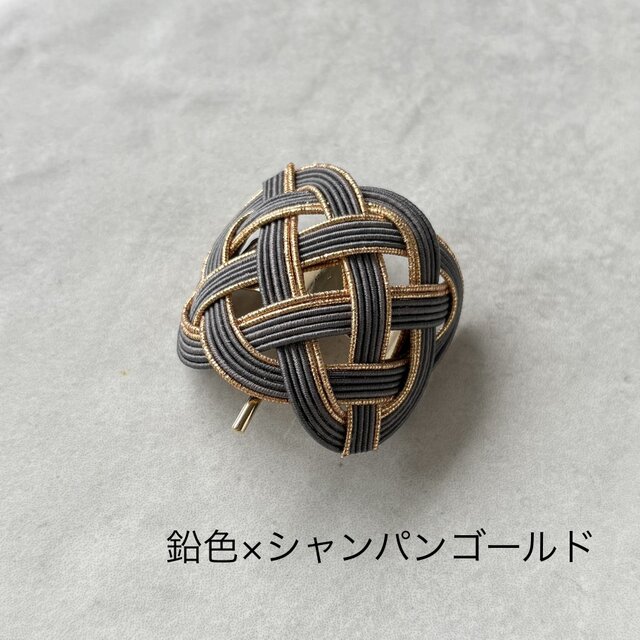 水引ポニーフック(金系バリエーション) | iichi 日々の暮らしを