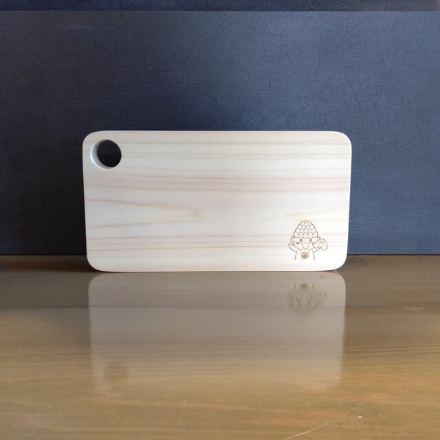 『紀州ひのき カッティングボード S横長サイズ』国産木製 まな板 キッチン ミニボード 小さい板 木の板