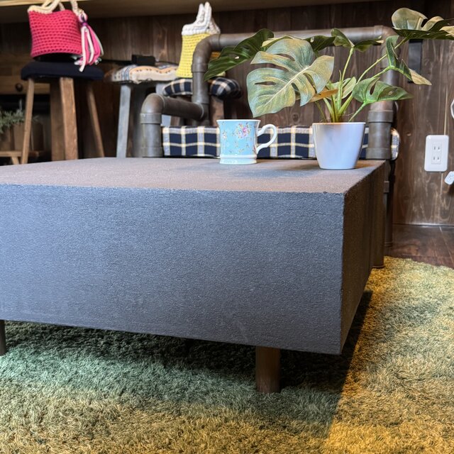 ローテーブル/コンクリート調 | iichi 日々の暮らしを心地よくする