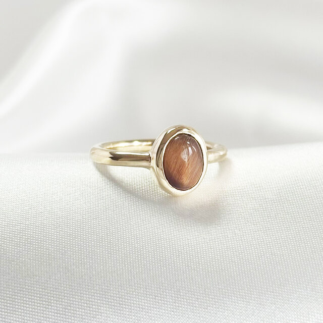 K10　ルチルクォーツ　リング