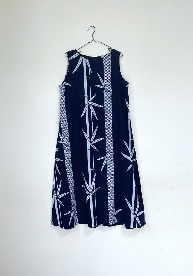 ＊浴衣リメイク＊浴衣のワンピース・C（Lサイズ）