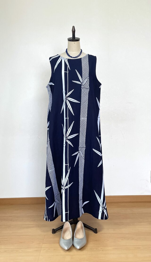 浴衣、着物リメイク／ワンピース★サイズL～LL 浴衣のワンピース / L〜LL 着物リメイク | iichi 日々の暮らしを