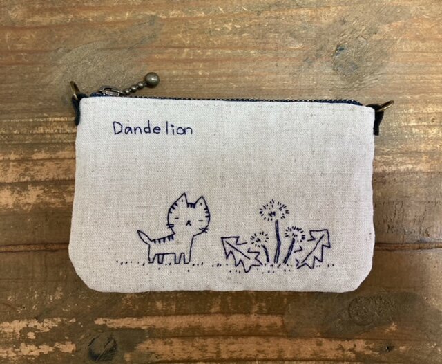 【入手困難】にゃー　モッズコート　刺繍　ボアライナー　ネコ型チャーム　ネネット キーホルダー 猫 刺繍 チャーム ペット アメショ プレゼント