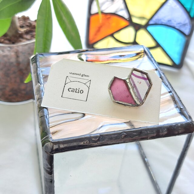 Heart petal Pierce/ celebrate pink