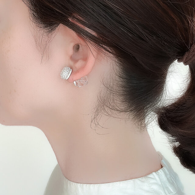 AHX☆【Grosse/グロッセ】エターナルミス マット クリア ピアス Eternal Miss MAT ピアス ゴールド／クリア