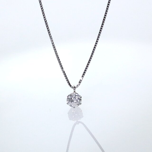 Pt900 ダイヤモンドペンダント 0.334ct