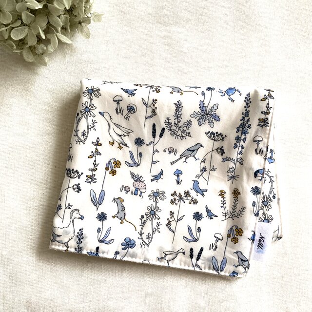 ＊リバティ×オーガニックコットンのハンカチ＊パイル