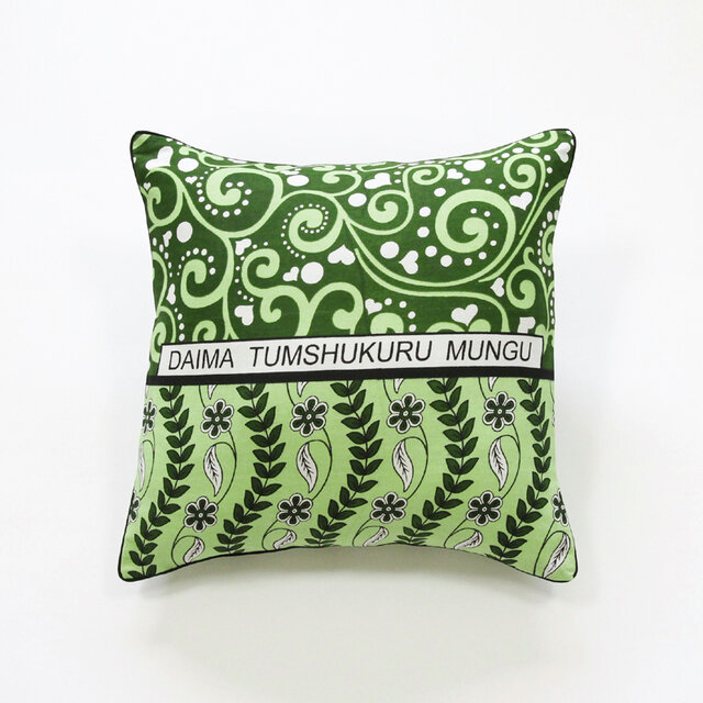 カンガのクッションカバー（アフリカ布）45×45 アフリカンプリント 45角