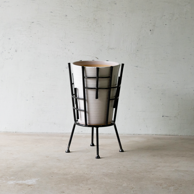 一点もの｜アイアン・スタンドポット｜植物スタンド 観葉植物 インテリア 鉄製 花台