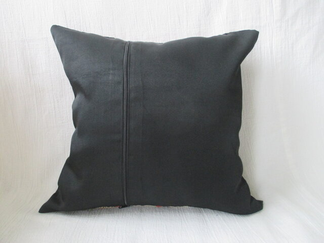 u131 裏地付 帯 クッションカバー 座布団カバー ファスナー 40x40cm