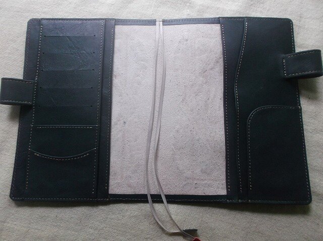 ほぼ日手帳　文庫サイズ対応 　レザー手帳カバー 刻印、拭き染め ほぼ日手帳カズン対応 A5サイズ手帳カバー レザー 刻印＆拭き